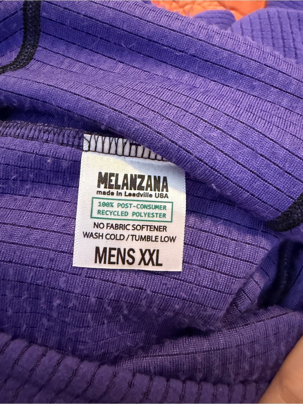 Melanzana Purple Waffle-Knit Hooded Pullover - Picture 3 of 3